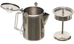 Indai FoxOutdoor: Kavos virdulys su sieteliu FoxOutdoor, 1.2l