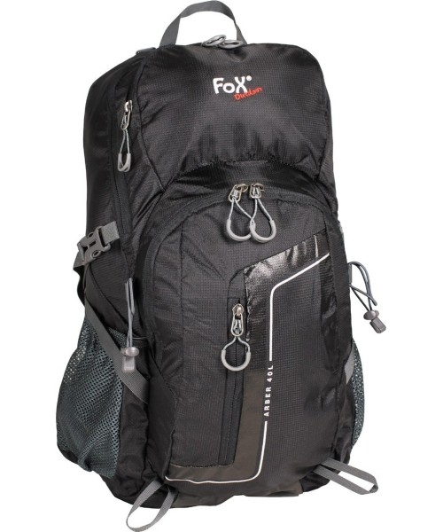 Turistinės kuprinės ir krepšiai FoxOutdoor: Kuprinė FoxOutdoor Arber 40, juoda, 40l