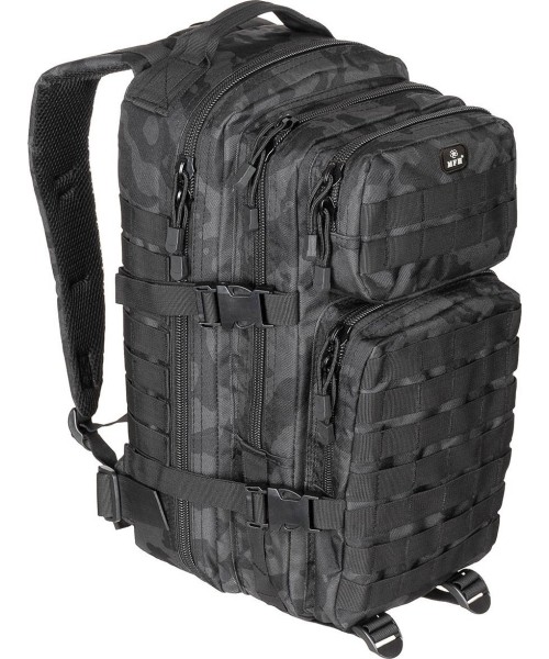 Outdoors Backpacks : Kuprinė MFH Assault I, Night Camo, 30l