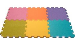 Čiužiniai sportui Yate: Tatamis-dėlionė Yate, 29x29x1,2 cm - geltonas/oranžinis