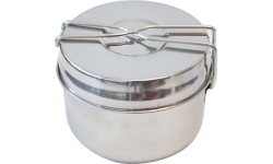 Indai Yate: Puodų rinkinys Yate Basic Pot, 3 dalių, nerūdijantis plienas