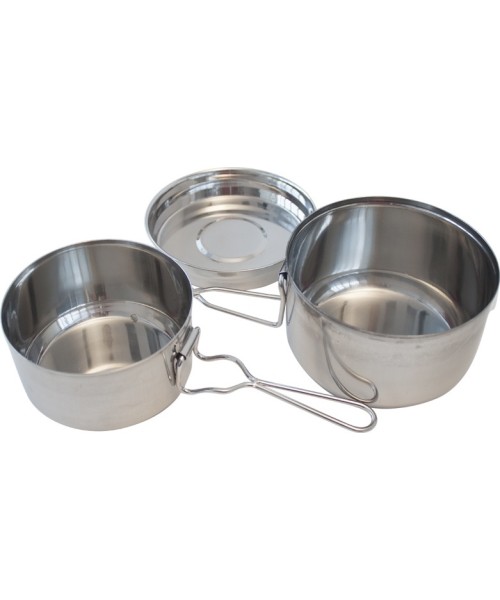 Indai Yate: Puodų rinkinys Yate Basic Pot, 3 dalių, nerūdijantis plienas