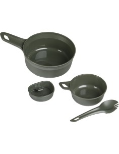 Dishes MIL-TEC: OD PLASTIC ADVENTURER KIT WILDO® 4-PIECES