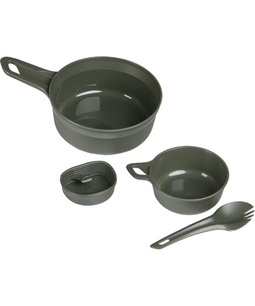 Dishes MIL-TEC: OD PLASTIC ADVENTURER KIT WILDO® 4-PIECES