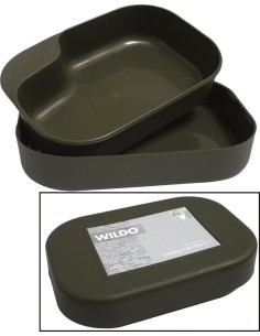Dishes MIL-TEC: OD 2-PC CAMP-A-BOX® PP MESS KIT