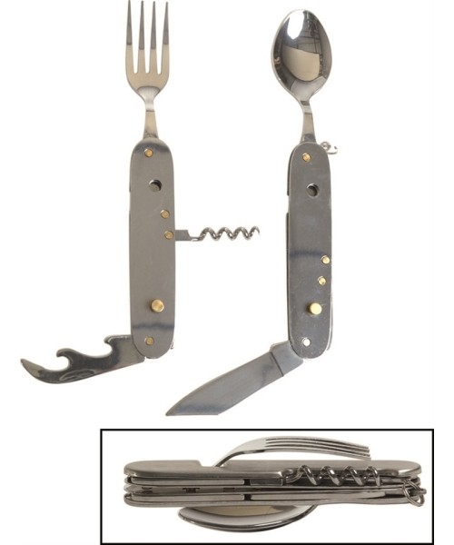 Stalo įrankiai MIL-TEC: ′6IN1′ POCKET KNIFE SET