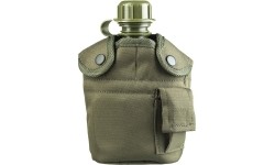 Canteens and Mugs MIL-TEC: OD US PLASTIC CANTEEN W.CUP AND COVER