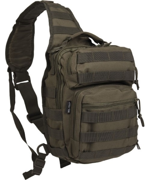 Turistinės kuprinės ir krepšiai MIL-TEC: OD ONE STRAP ASSAULT PACK SMALL