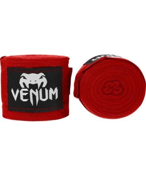 Bokso bintai ir popirštinės Venum: Bintai boksui Venum Kontact Original, 2.5 m - Red