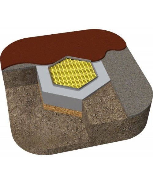 In-ground trampolines : Trampoline Inter-Play Orta 150 x 225 WP