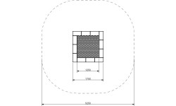 In-ground trampolines : Trampoline Inter-Play Pako 175 WP