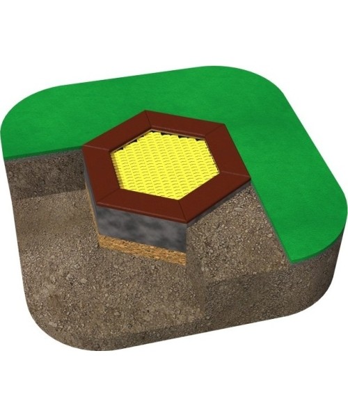 In-ground trampolines : Trampoline Inter-Play Rado 160 cm