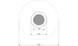 In-ground trampolines : Trampoline Inter-Play Rado 160 cm