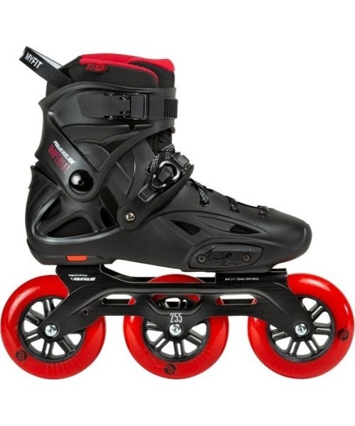 Fiksuoto dydžio riedučiai Powerslide: Riedučiai Powerslide IMPERIAL Black Red 110