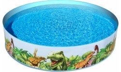 Viršžeminiai baseinai Bestway: Baseinas "Fill N Fun" Baseinas "Dinozaurai" 8FT BESTWAY
