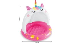 Children's Pools Intex: Vaikų baseinas su stogeliu "Vienaragis" INTEX 58438