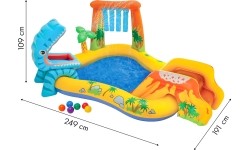 Children's Pools Intex: Vandens žaidimų aikštelė-baseinas Intex 57444, su čiuožykla