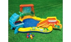 Children's Pools Intex: Vandens žaidimų aikštelė-baseinas Intex 57444, su čiuožykla