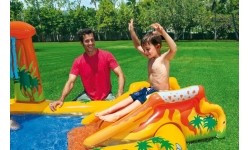 Children's Pools Intex: Vandens žaidimų aikštelė-baseinas Intex 57444, su čiuožykla