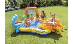 Children's Pools Intex: Vandens žaidimų aikštelė-baseinas Intex 57444, su čiuožykla