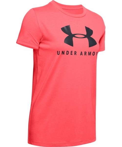 Women's Shirts with Short Sleeves Under Armour: Moteriški marškinėliai Under Armour Graphic Sportstyle Classic Crew