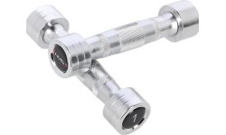 Chrome Dumbbells HMS: CHROMUOTAS CHROMUOTAS HANTELIS HMS