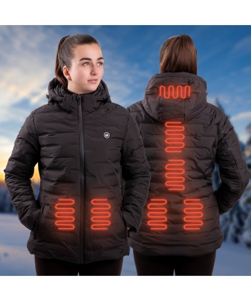 Šildomos striukės W-TEC: Women’s Heated Jacket W-TEC HEATborg Lady