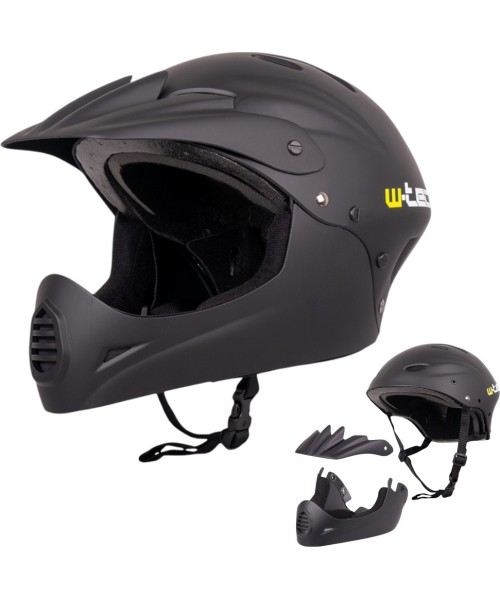 Freestyle Helmets W-TEC: "Downhill" šalmas W-TEC Campanero Matte Black