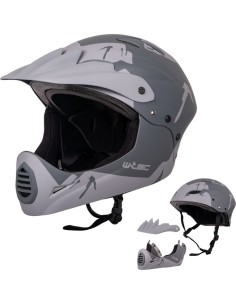 Freestyle Helmets W-TEC: "Downhill" šalmas W-TEC Campanero Matte Gray