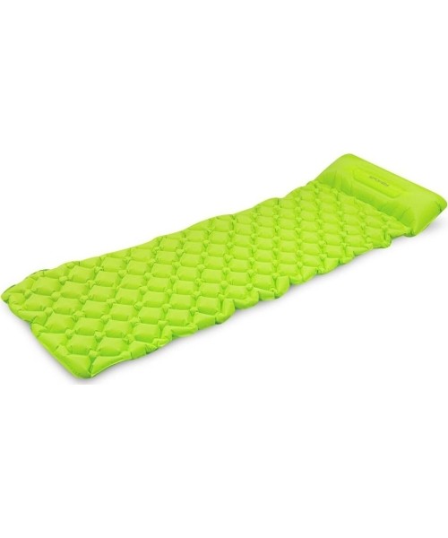 Inflatable Camping Mats Spokey: Ypač lengvas turistinis kilimėlis Spokey Air Bed, žalias