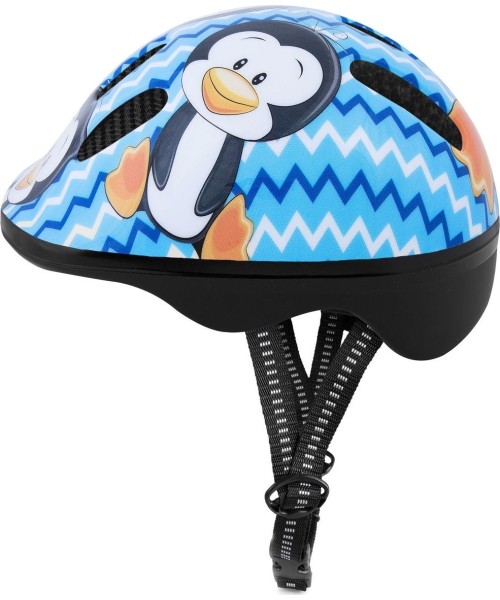 Dviračių ir riedučių apsaugos Spokey: Šalmas Spokey Penguin Jr. 44-48 6506101000