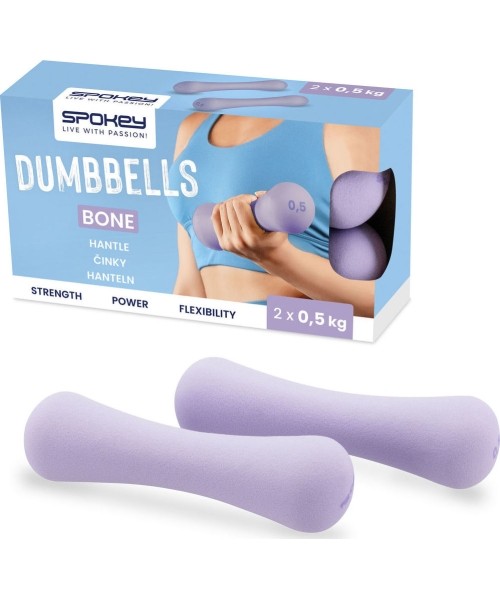 Dumbbells for Aerobics Spokey: Neopreninių hantelių rinkinys Spokey BONE 2x 0,5 kg