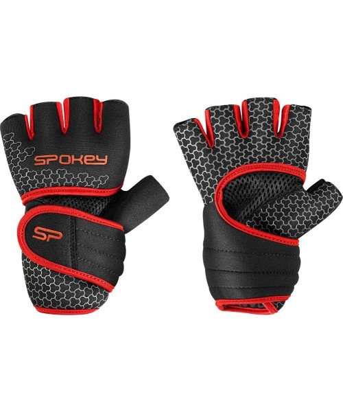 Training Gloves Spokey: Fitneso pirštinės raudonos Spokey LAVA