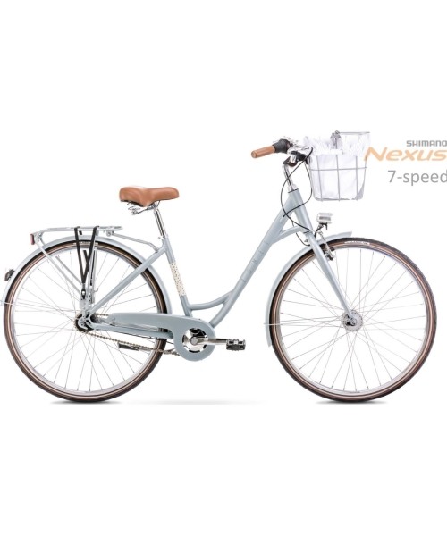 City Bikes Romet: Dviratis Romet Pop Art Lux 28" Alu 2022 grey