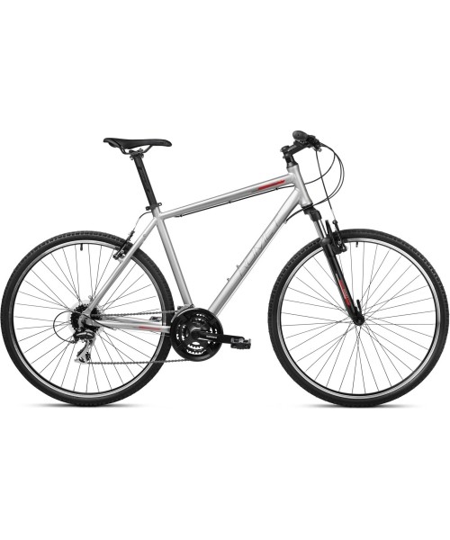 City Bikes Romet: Dviratis Romet Orkan 2 M 28" 2023 light graphite-red