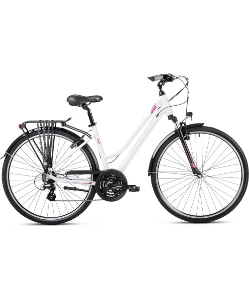 City Bikes Romet: Dviratis Romet Gazela 1 2024 white-violet