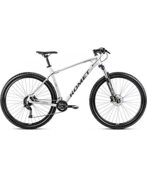 City Bikes Romet: Dviratis Romet Mustang M3 2024 silver-grey