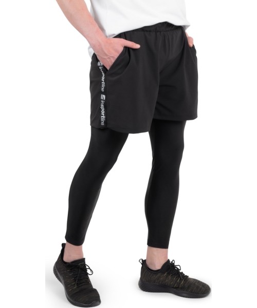 Men's Leggings inSPORTline: Vyriškos tamprės inSPORTline 2-in-1 Closefit