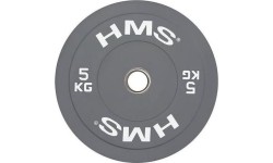 50 mm - Plieniniai svoriai padengti guma HMS: CBR OLIMPINĖ PLOKŠTELĖ - BAMPERIS HMS