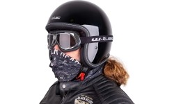 Atviro veido šalmai W-TEC: Chopper šalmas W-TEC Badachos su Atavist akiniais