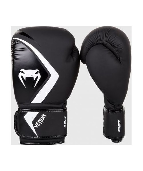 Boxing Gloves Venum: Bokso pirštinės Venum Contender 2.0 - juodos/pilkos-baltos