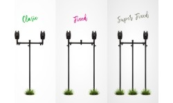 Fishing Rod Holders & Storage Racks ZFish: ZFISH Buzzer Bar ZFX 3 strypai