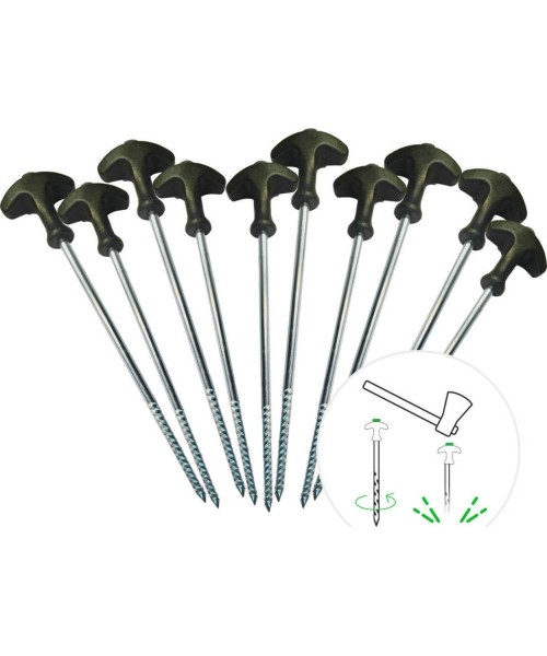 Umbrellas ZFish: ZFISH Bivvy Peg Set 25cm/10pcs