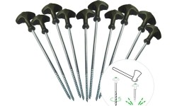 Skėčiai ZFish: ZFISH Bivvy kuoliukų rinkinys 25cm/10vnt.