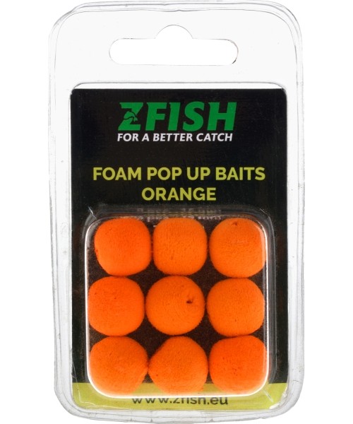 Baits and Lures ZFish: Zfish Foam Pop Up Masalai Orange 15mm