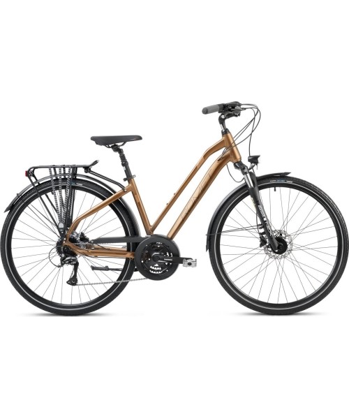 City Bikes Romet: Dviratis Romet Gazela 6 2024 brown-black