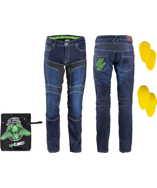 Men's Motorcycle Jeans W-TEC: Vyriški moto džinsai W-TEC Alfred CE