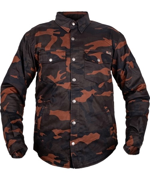 Men's Short Textile Jackets BOS: Motociklo marškinėliai BOS Lumberjack