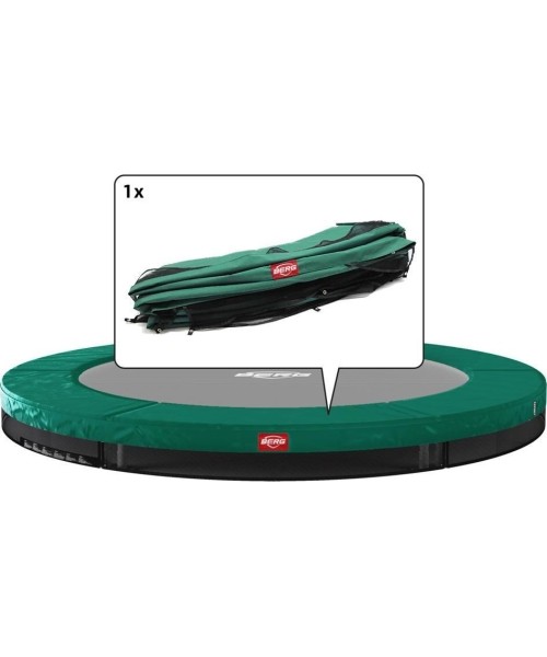 Trampoline Accessories BERG: Batuto kraštų paminkštinimas Berg Favorit InGround 330, žalias, 6 dalių