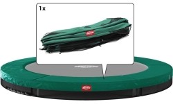 Trampoline Accessories BERG: Batuto kraštų paminkštinimas Berg Favorit InGround 330, žalias, 6 dalių